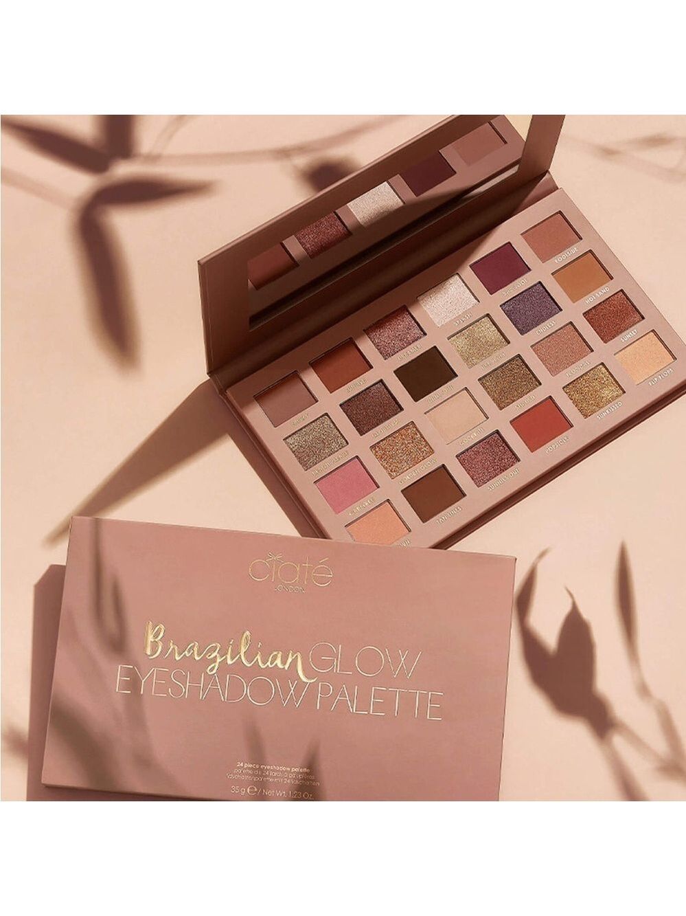 Ciate Brazilian Glow Eyeshadow Palette
24-Pan Eyeshadow Palette